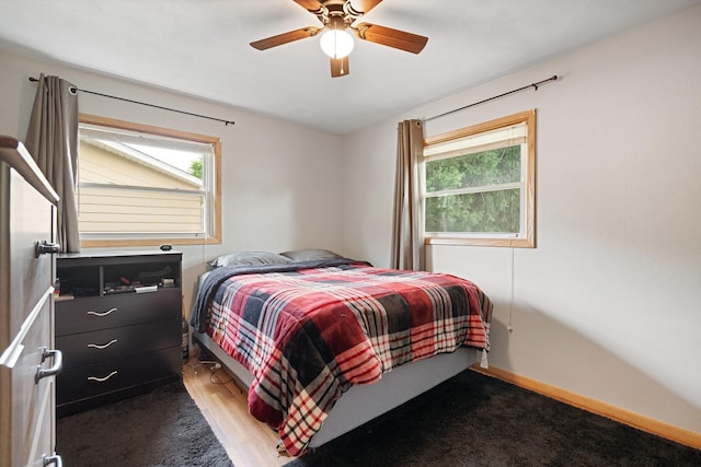 522 14th St NE, Owatonna, MN 55060 - bedroom with ceiling fan and carpet