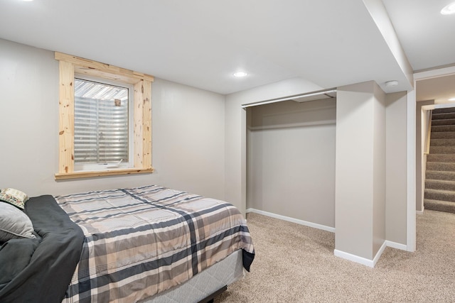 522 14th St NE, Owatonna, MN 55060 - bedroom featuring carpet and recessed lighting