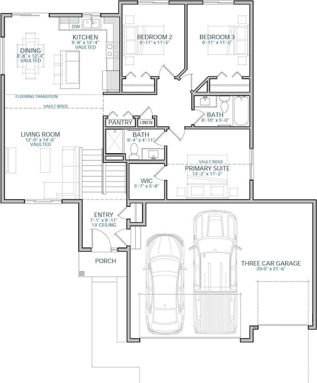 1485 Otter Way, New Richmond, WI 54017 - view of home floor plan