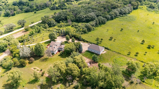 4354 48th St NE, Haverhill Twp, MN 55906 - aerial overview of property's location featuring rural landscape