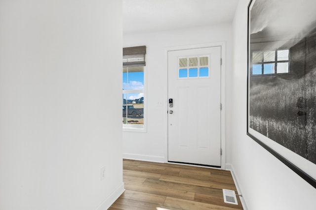 7642 Rainy Ln, Lino Lakes, MN 55038 - foyer with wood finished floors and baseboards