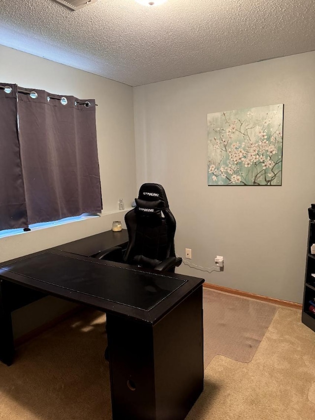 608 11th Ave SW, Rice, MN 56367 - carpeted office with a textured ceiling