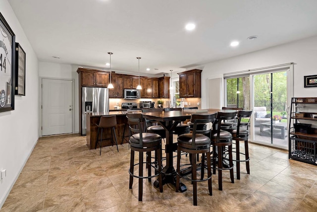 5315 Ranchview Ln N, Plymouth, MN 55446 - dining area with recessed lighting