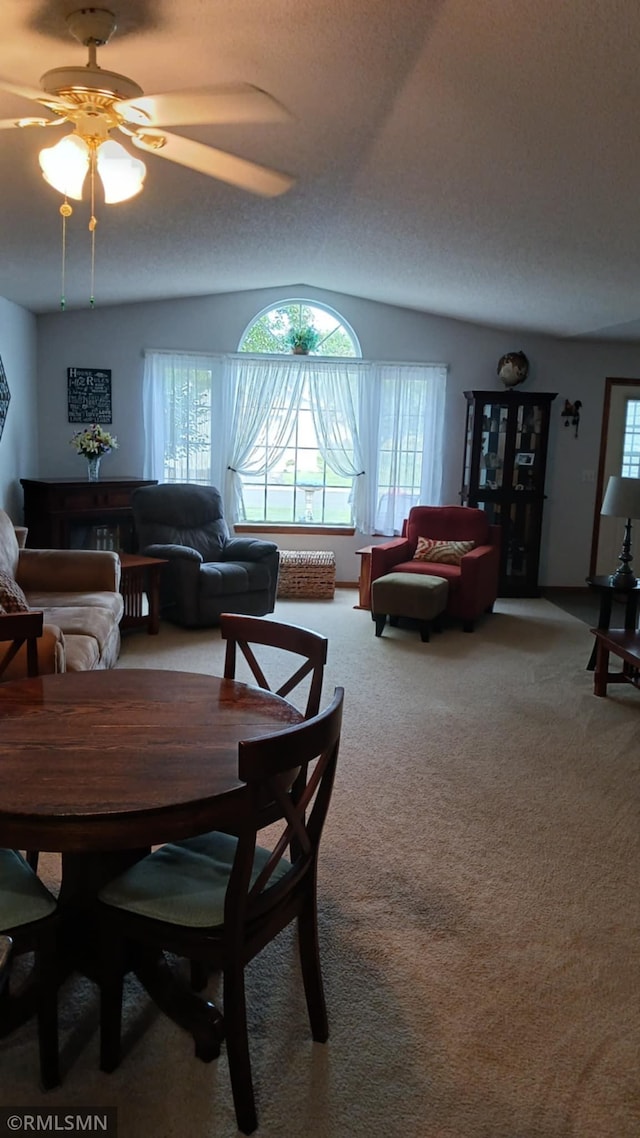10933 57th St NE, Albertville, MN 55301 - carpeted dining area featuring ceiling fan