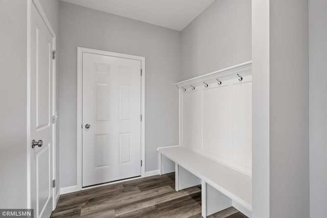 17205 61st St NE, Otsego, MN 55330 - mudroom featuring dark wood finished floors and baseboards