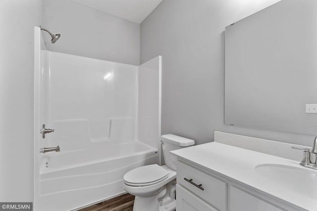 17205 61st St NE, Otsego, MN 55330 - full bath with vanity, wood finished floors, and  shower combination