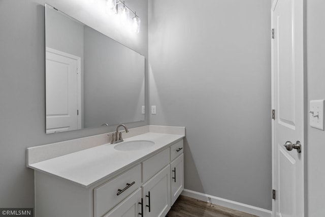 17205 61st St NE, Otsego, MN 55330 - bathroom with vanity and wood finished floors