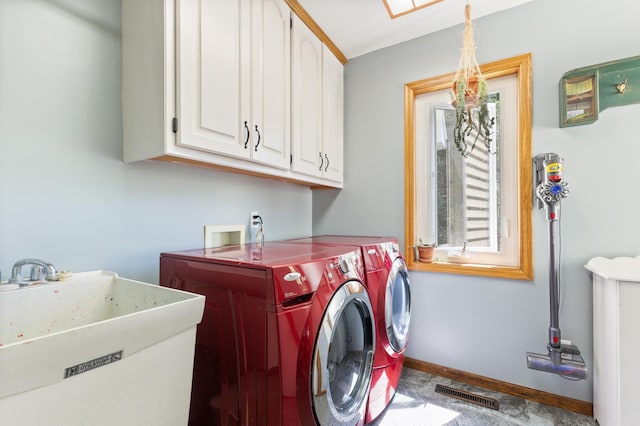 30190 Terryll St, Lindstrom, MN 55045 - laundry room with washer and dryer and cabinet space