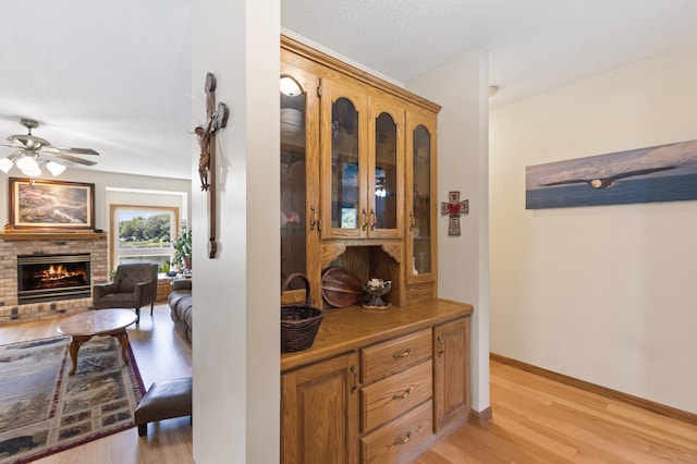 30190 Terryll St, Lindstrom, MN 55045 - corridor with light wood finished floors and baseboards