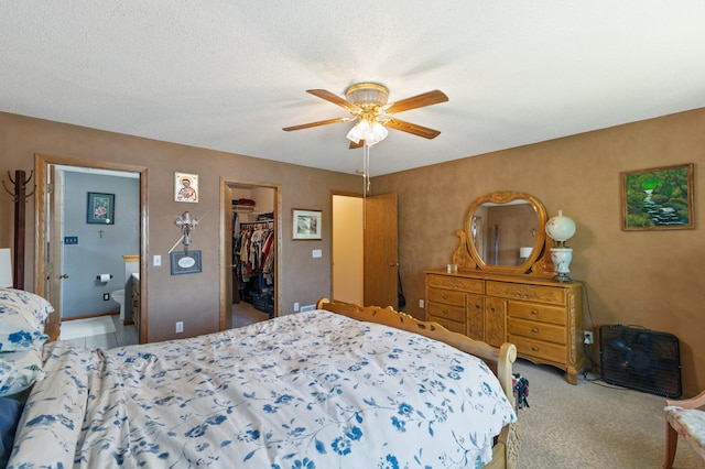 30190 Terryll St, Lindstrom, MN 55045 - bedroom with a walk in closet, a closet, ceiling fan, and carpet floors