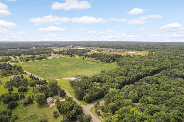 14744 Evergreen St NW, Andover, MN 55304 - overview of rural landscape with a heavily wooded area