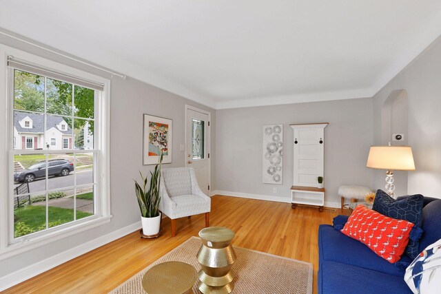 5521 Emerson Ave S, Minneapolis, MN 55419 - living area with wood finished floors