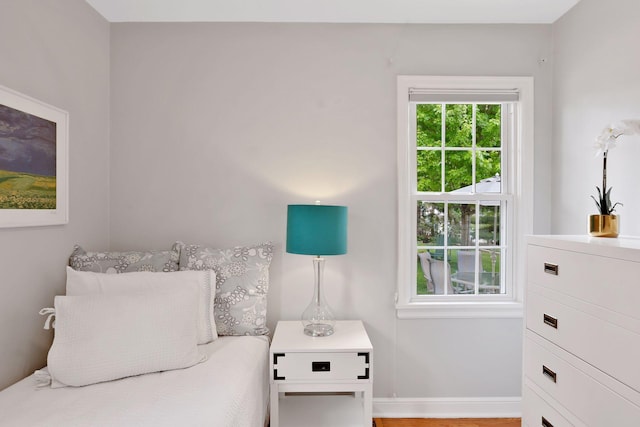 5521 Emerson Ave S, Minneapolis, MN 55419 - bedroom with baseboards and wood finished floors