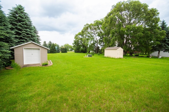 706 Country Club Dr SW, Melrose, MN 56352 - view of grassy yard with a storage shed