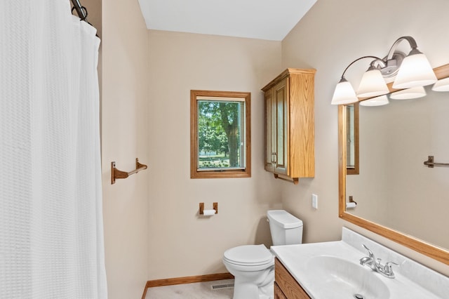 7023 State Highway 114 SW, Lake Mary Twp, MN 56308 - full bathroom featuring vanity and a shower with curtain