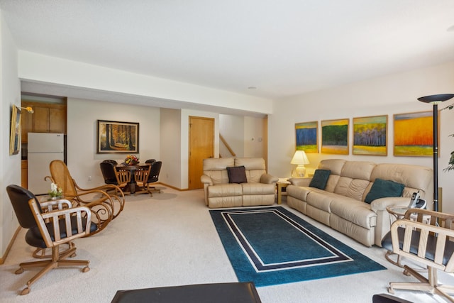 3862 Kindred Way, Lake Elmo, MN 55042 - carpeted living area featuring baseboards
