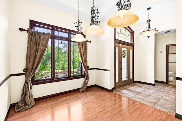 5110 Foxborrow Dr, Hermantown, MN 55811 - entryway featuring healthy amount of natural light and wood finished floors