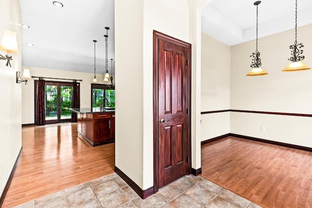 5110 Foxborrow Dr, Hermantown, MN 55811 - hallway featuring light wood finished floors