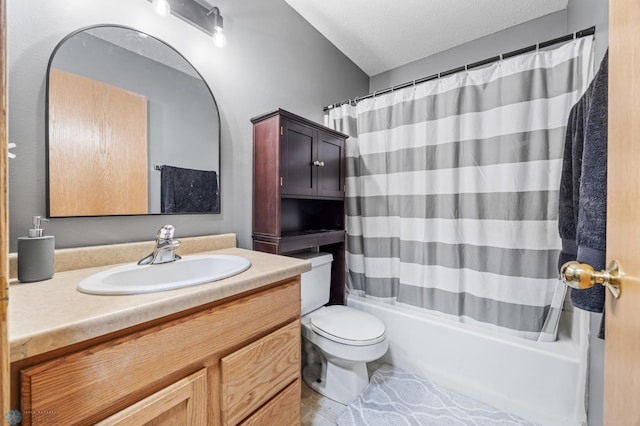 1030 Oak Pl, West Fargo, ND 58078 - full bath featuring vanity, shower / tub combo, and tile patterned floors