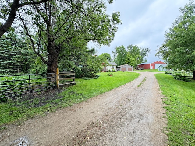 23336 County Highway 120, Fergus Falls, MN 56537 - view of dirt / gravel driveway with an outbuilding