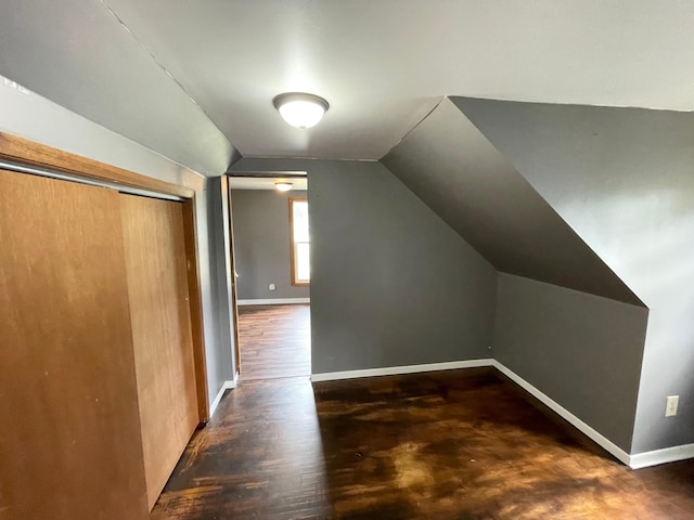 212 Sanborn St, Springfield, MN 56087 - bonus room featuring lofted ceiling and wood finished floors