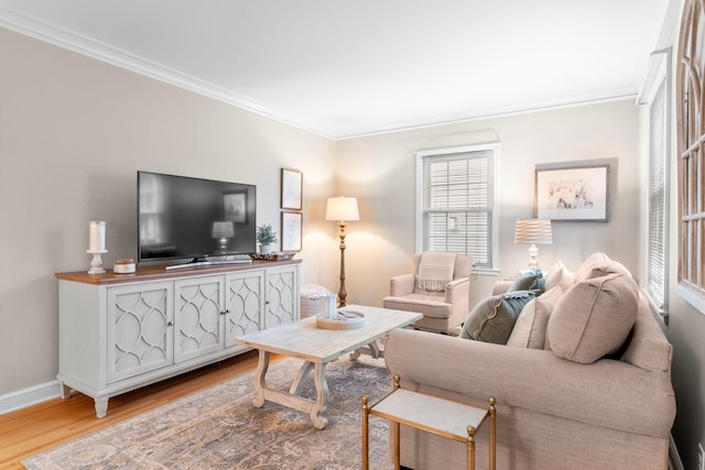 1921 James Ave, Saint Paul, MN 55105 - living room with wood finished floors and crown molding
