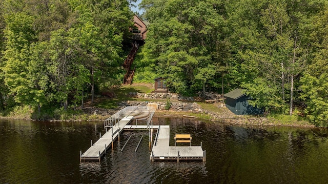 49760 202nd Pl, Mcgregor, MN 55760 - dock area featuring a water view