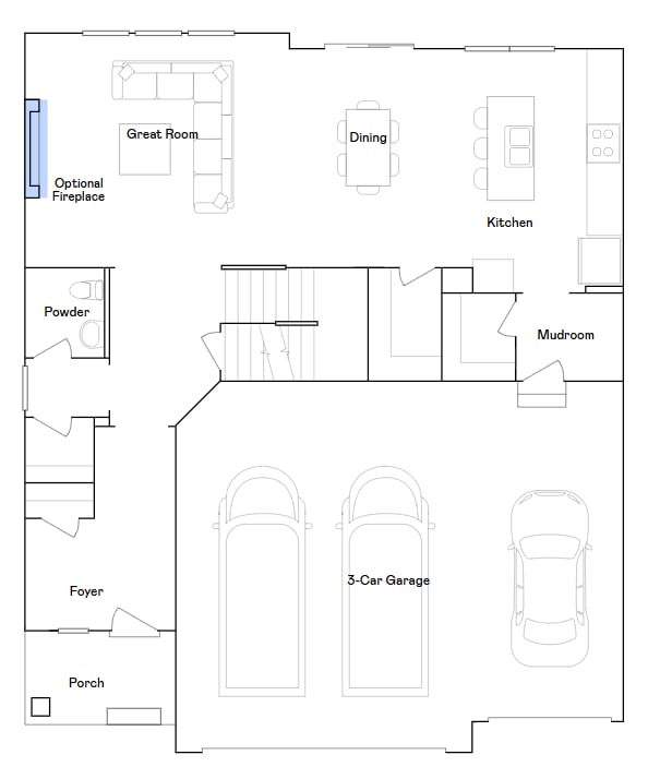 7588 Norway Ln, Lino Lakes, MN 55038 - view of property floor plan