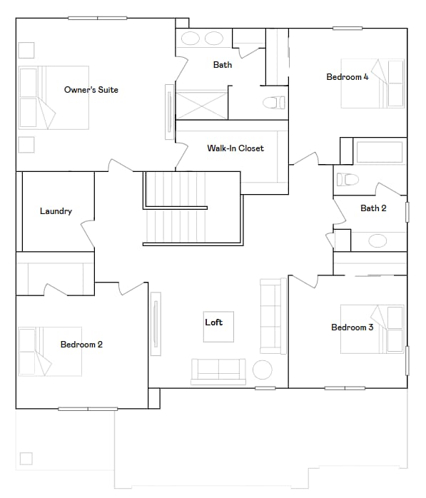 7588 Norway Ln, Lino Lakes, MN 55038 - view of home floor plan