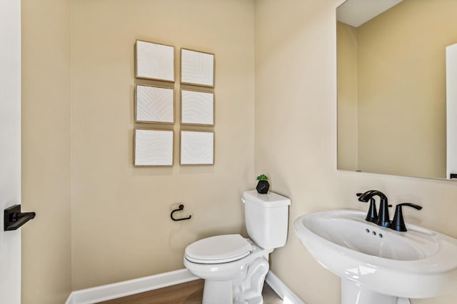 7588 Norway Ln, Lino Lakes, MN 55038 - bathroom with baseboards and wood finished floors