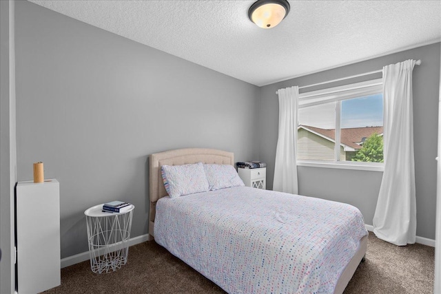 1272 Pheasant Run, New Richmond, WI 54017 - carpeted bedroom featuring baseboards and a textured ceiling