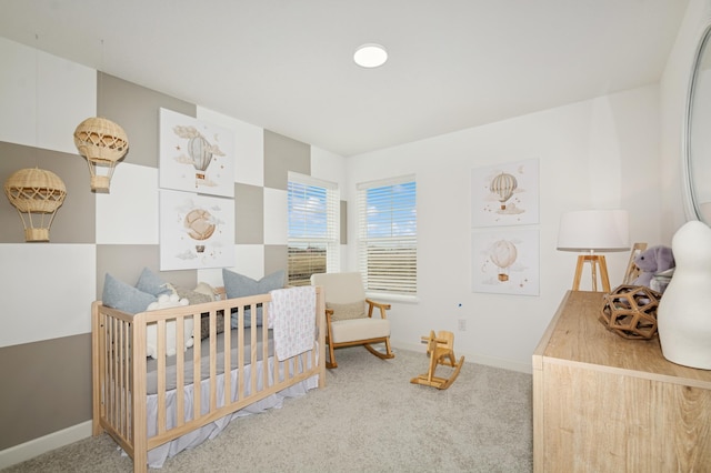 6265 205th St N, Forest Lake, MN 55025 - carpeted bedroom with baseboards and a nursery area