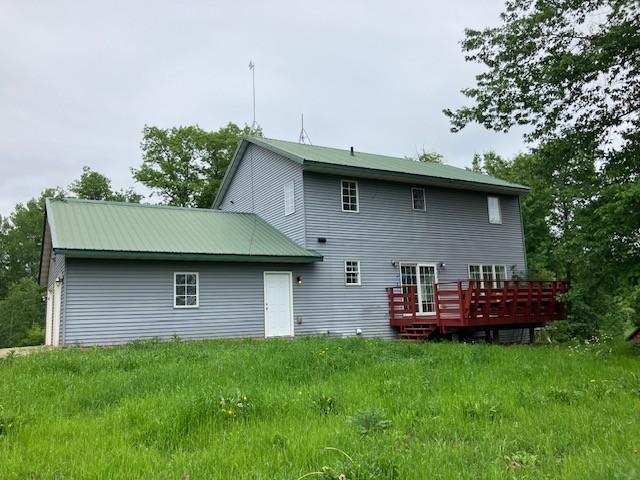 34358 State Highway 18, Finlayson Twp, MN 55735 - rear view of property featuring a deck