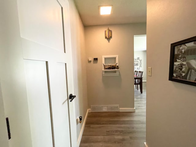 546 6th St S, Greenbush, MN 56726 - corridor with wood finished floors and baseboards