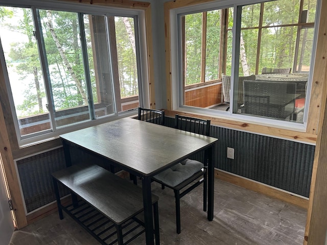 6274 Azalea Rd, Motley Twp, MN 56466 - dining space with wood finished floors