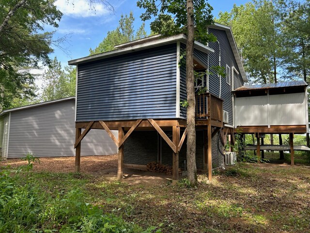 6274 Azalea Rd, Motley Twp, MN 56466 - view of home's exterior featuring a deck