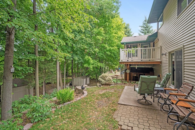 11770 N Meadow Curv, Lindstrom, MN 55045 - view of yard featuring a patio area