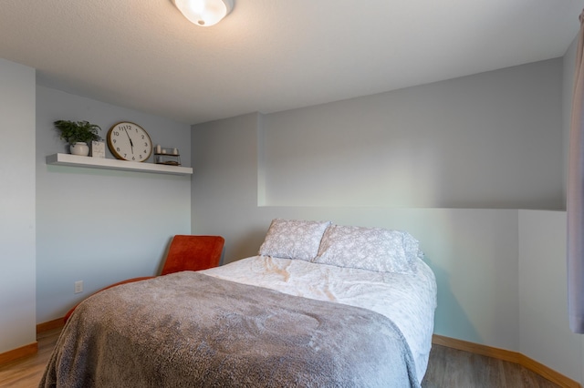 104 Sylla St, River Falls, WI 54022 - bedroom featuring wood finished floors and baseboards