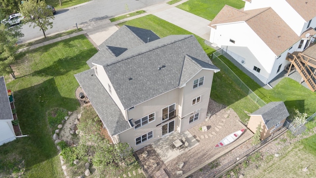 104 Sylla St, River Falls, WI 54022 - aerial view of property and surrounding area