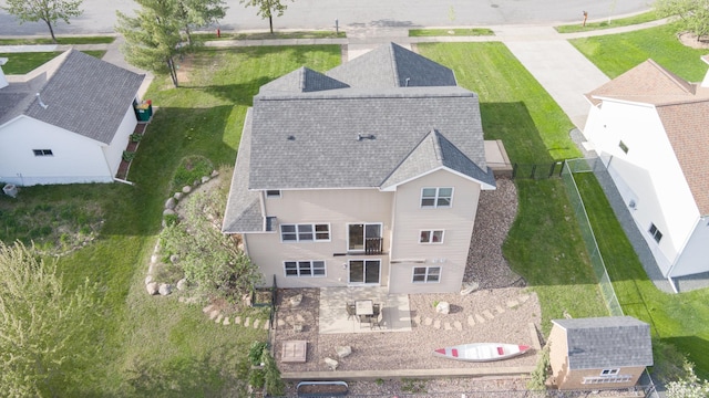 104 Sylla St, River Falls, WI 54022 - aerial view of property and surrounding area