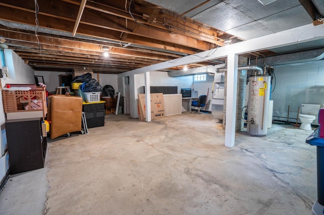 111 4th St N, Grove City, MN 56243 - below grade area with gas water heater