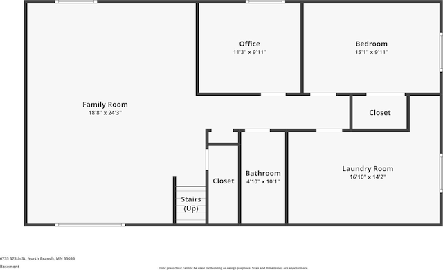 6735 378th St, North Branch, MN 55056 - view of home floor plan