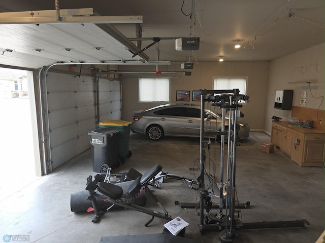716 Northridge Way W, Fargo, ND 58078 - garage featuring a garage door opener