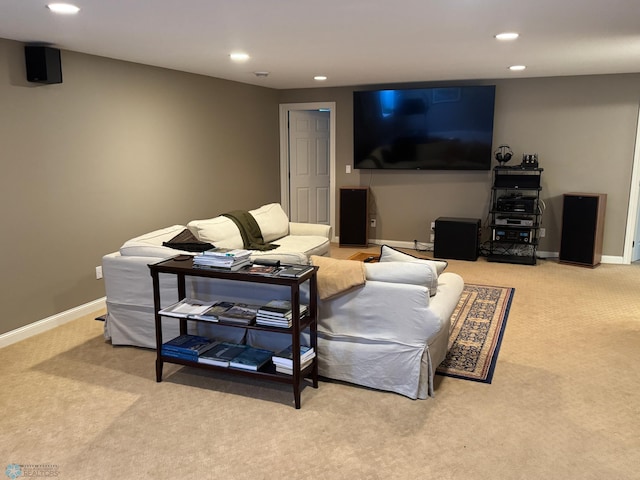 716 Northridge Way W, Fargo, ND 58078 - carpeted living area featuring recessed lighting