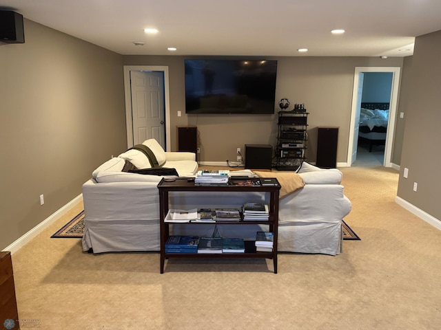716 Northridge Way W, Fargo, ND 58078 - living room with carpet flooring and recessed lighting