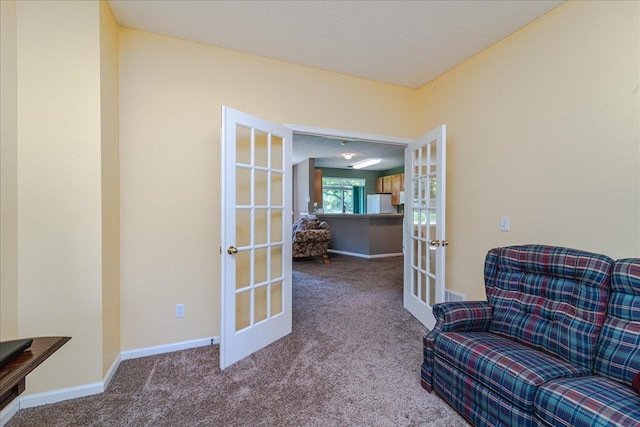 16901 90th Ct N, Maple Grove, MN 55311 - sitting room featuring french doors and carpet