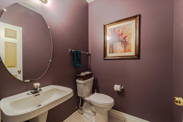 16901 90th Ct N, Maple Grove, MN 55311 - half bathroom featuring a sink and tile patterned flooring