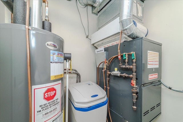 16901 90th Ct N, Maple Grove, MN 55311 - utility room with water heater and heating unit