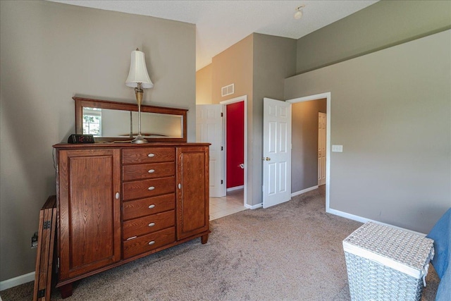 16901 90th Ct N, Maple Grove, MN 55311 - bedroom with light carpet and a high ceiling