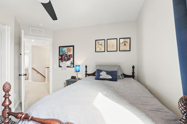 2878 Kama Ave NE, Saint Michael, MN 55376 - carpeted bedroom featuring a ceiling fan